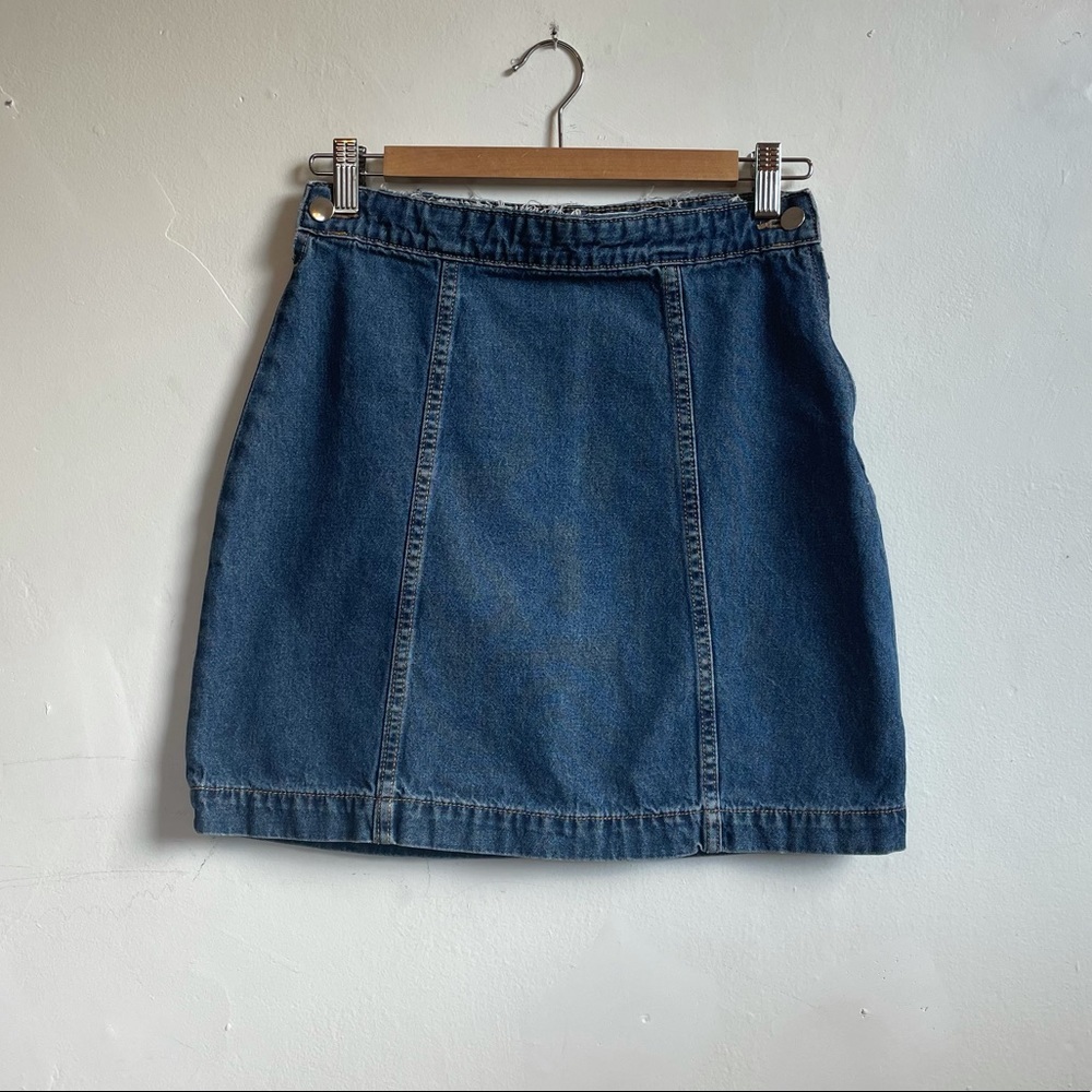 H&M conscious | 90s jean skirt